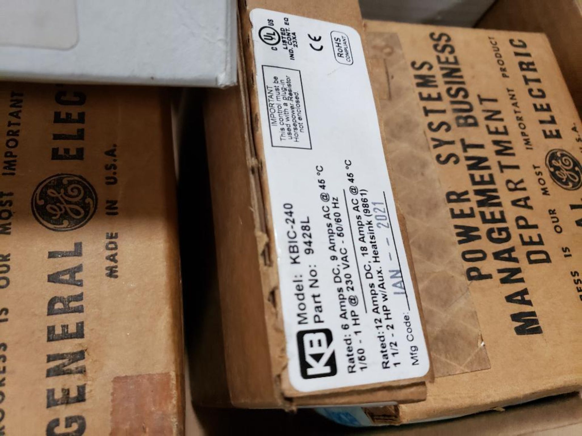 Assorted electrical. Panduit, Warner, GE. New in box. - Image 3 of 8