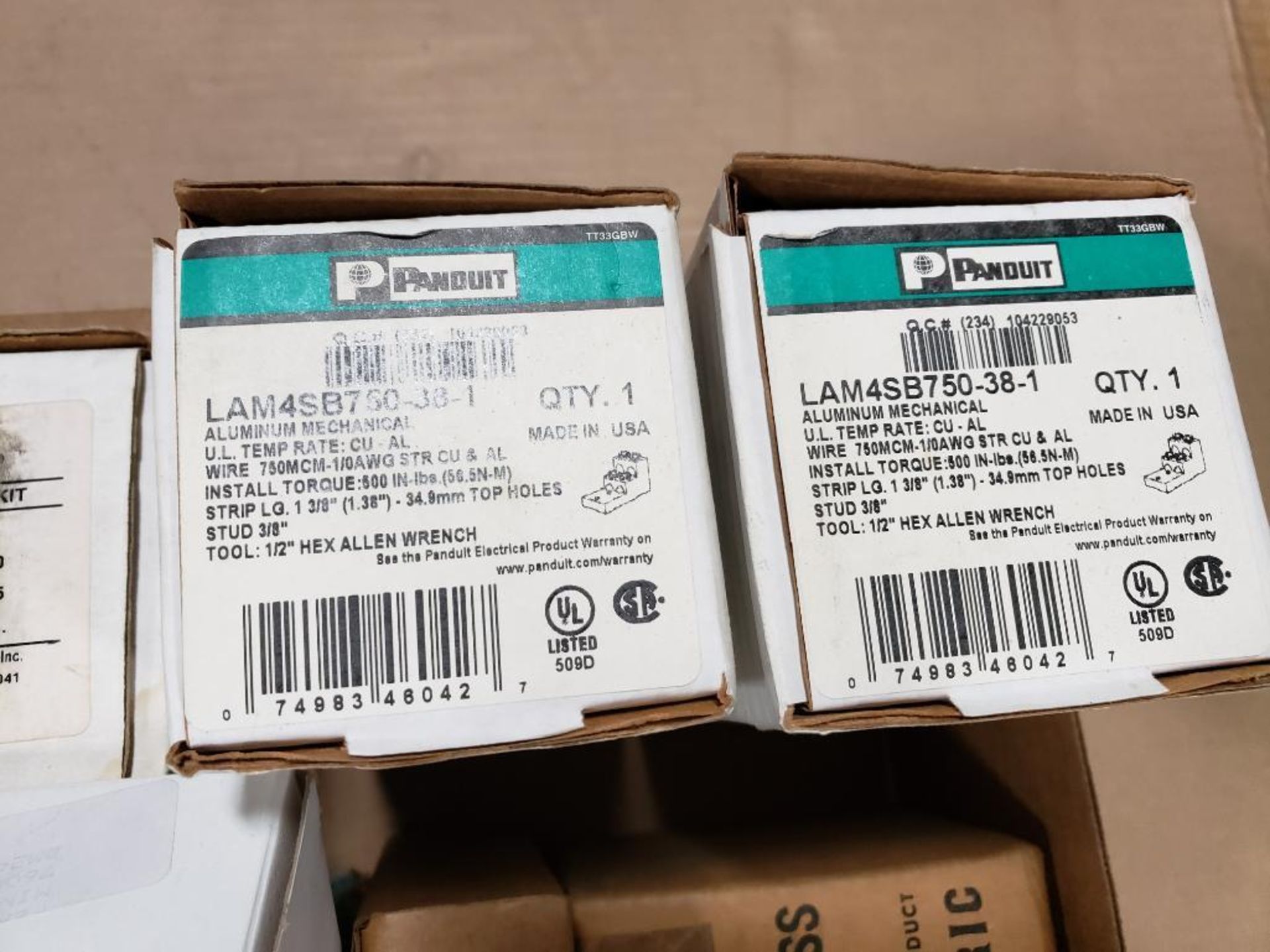 Assorted electrical. Panduit, Warner, GE. New in box. - Image 7 of 8