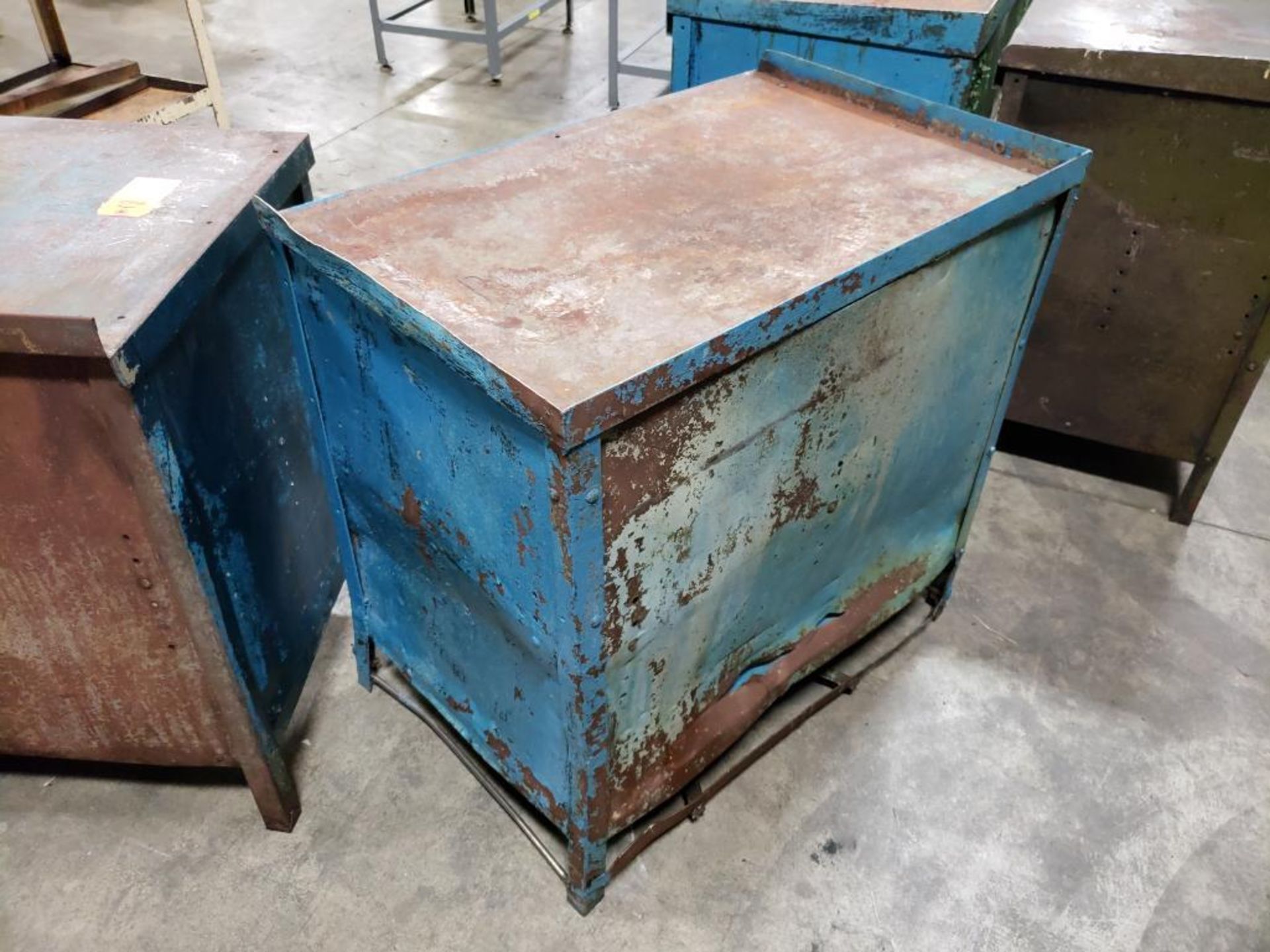 Qty 2 - Industrial work table. 36x24x34 WxDxH. - Image 6 of 7