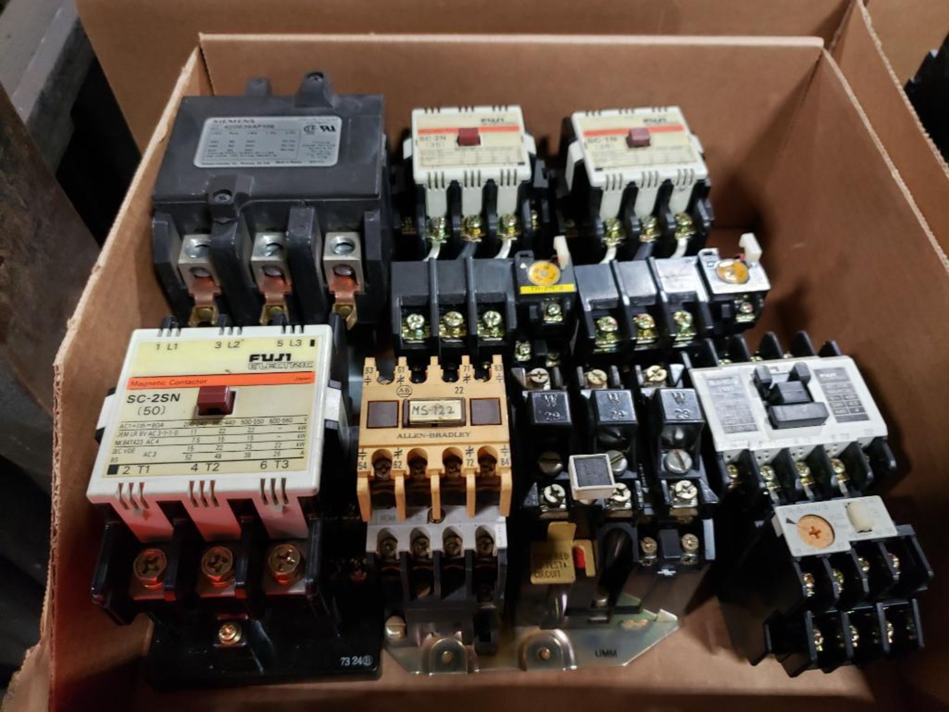 Assorted contactors.