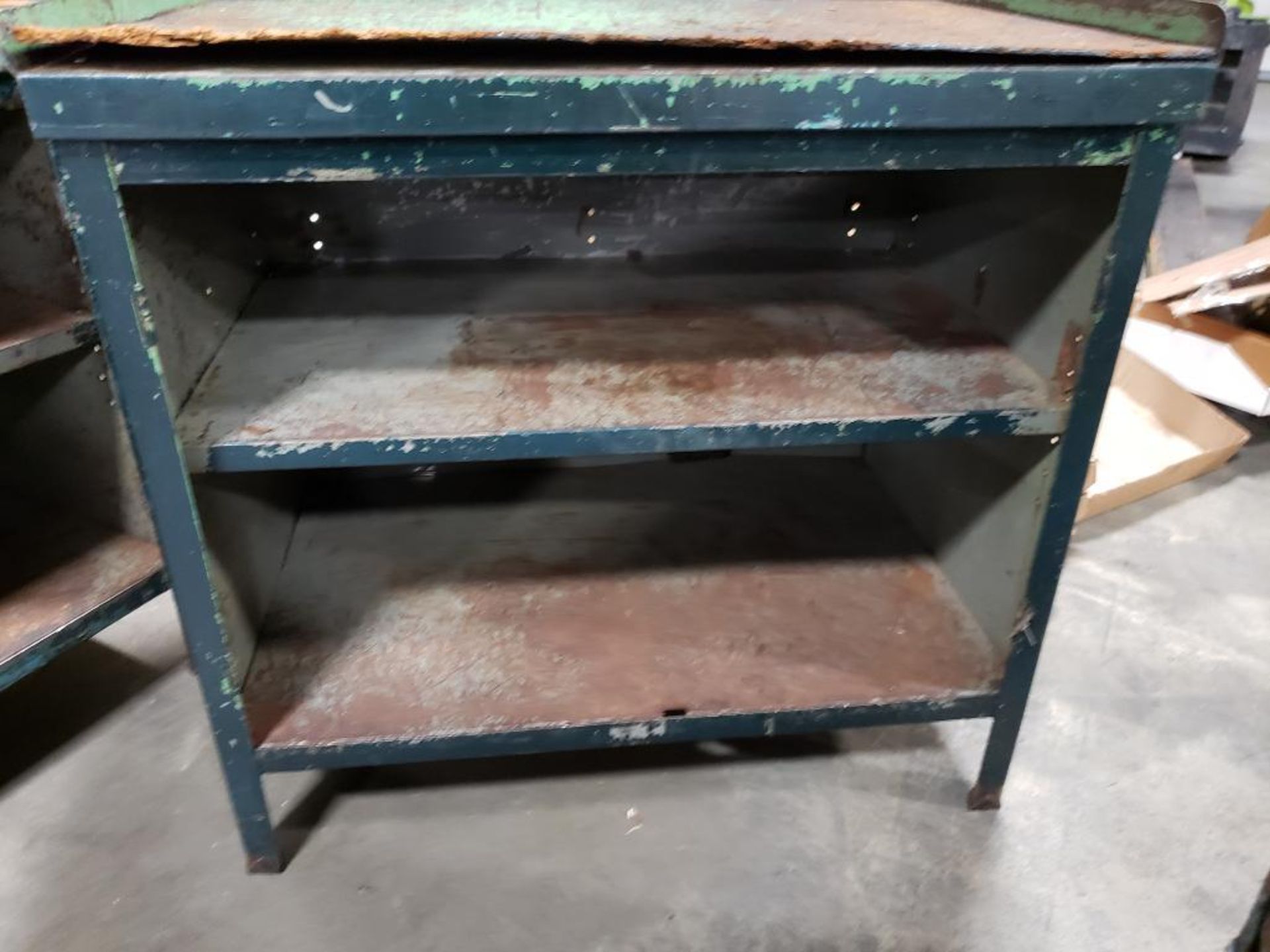 Qty 2 - Industrial work table. 36x24x36 WxDxH. - Image 2 of 6