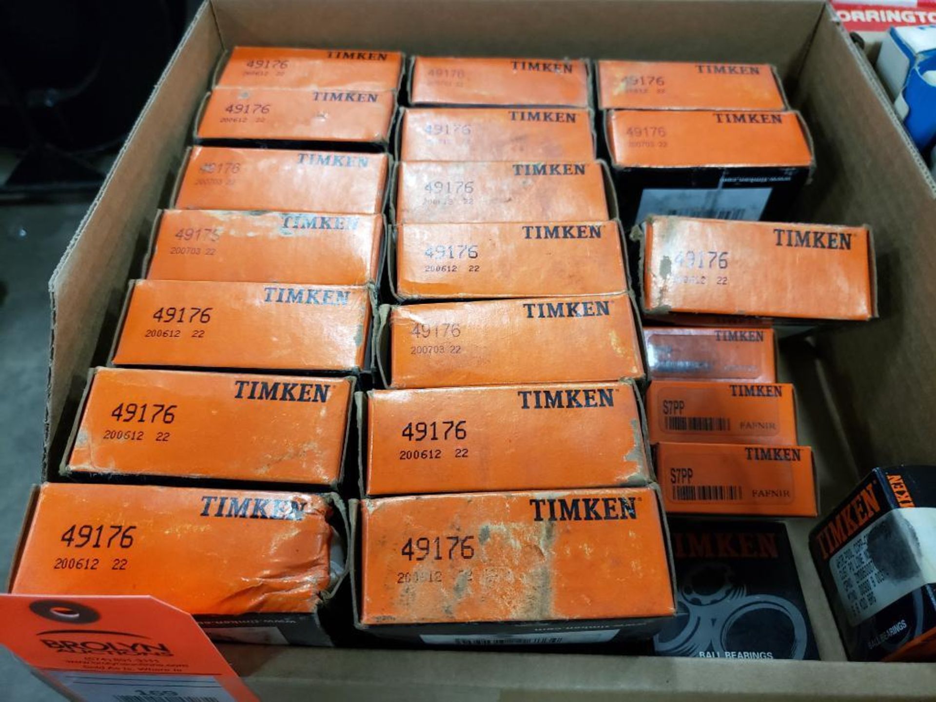 Qty 22 - Assorted Timken bearing. New in box.