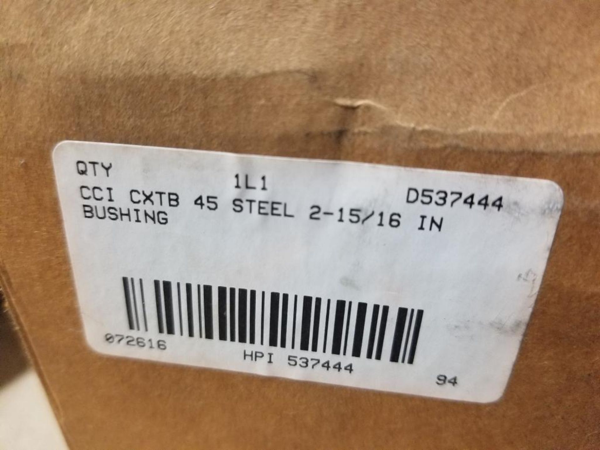 CCI conveyor pulleys D537444 CXTB 45 Steel 2-15/16 IN. New in box. - Image 2 of 3