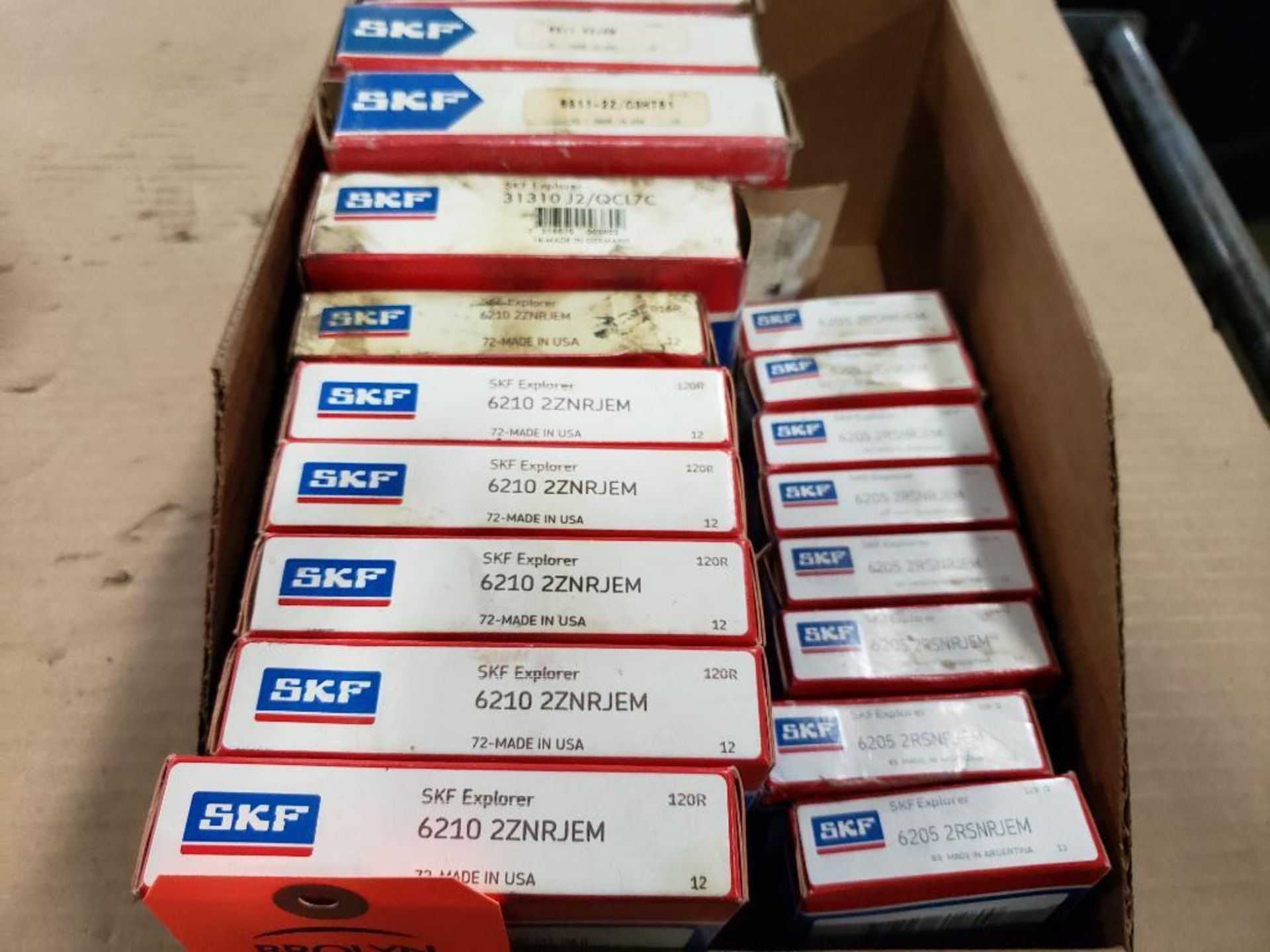 Qty 18 - Assorted SKF Bearing. New in box.