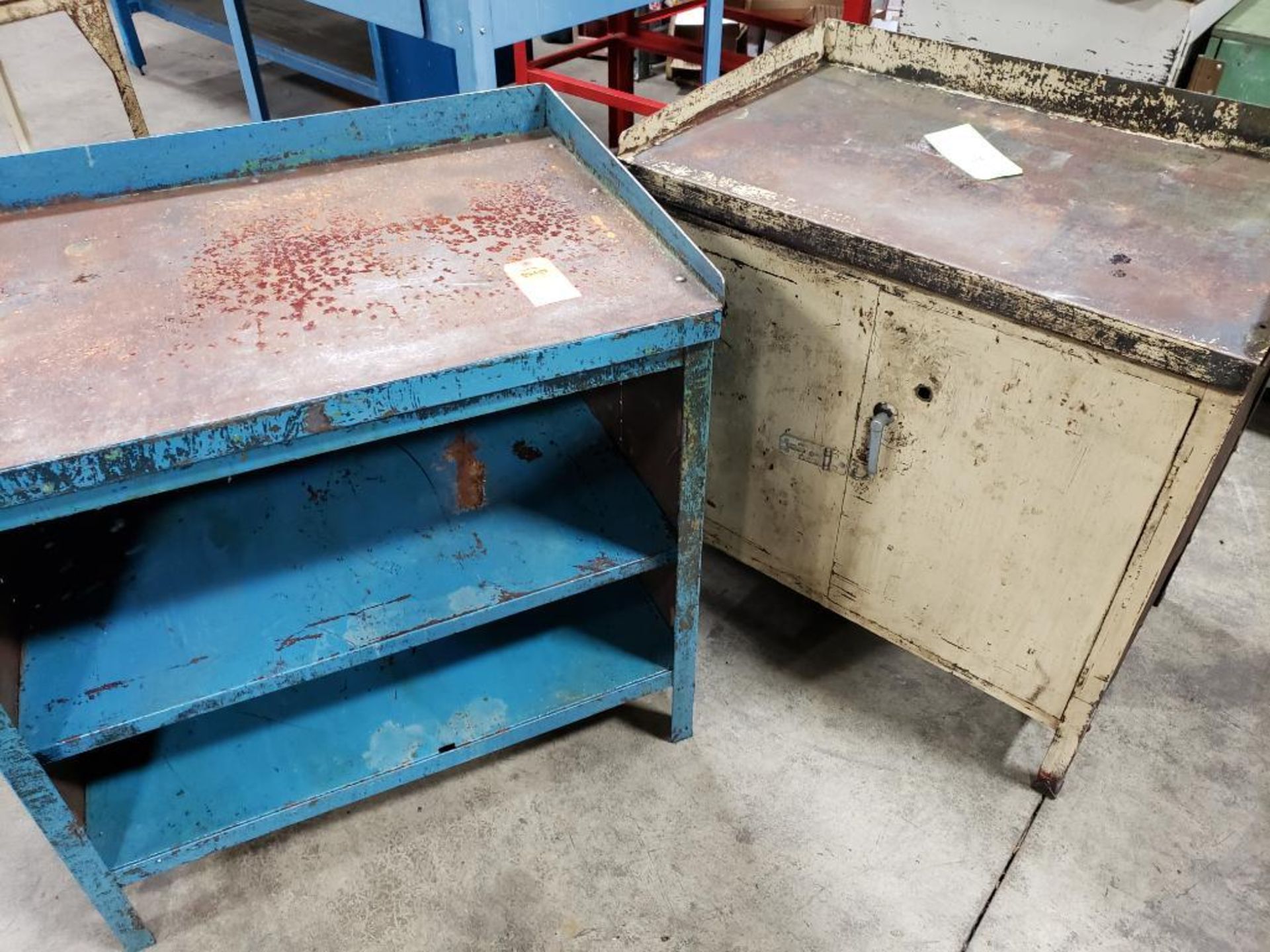 Qty 2 - Industrial cabinet. 36x24x37 WxDxH.