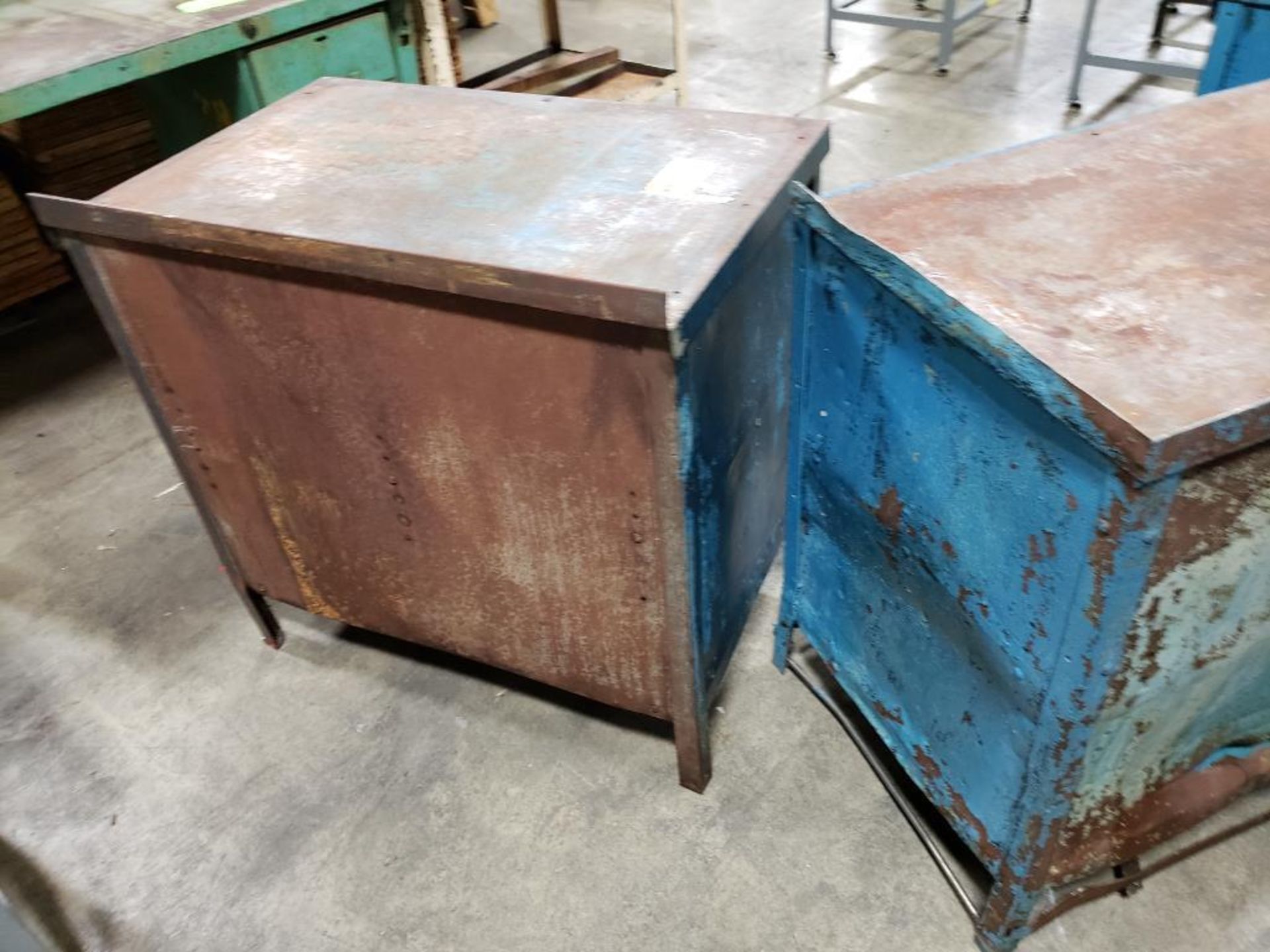 Qty 2 - Industrial work table. 36x24x34 WxDxH. - Image 7 of 7