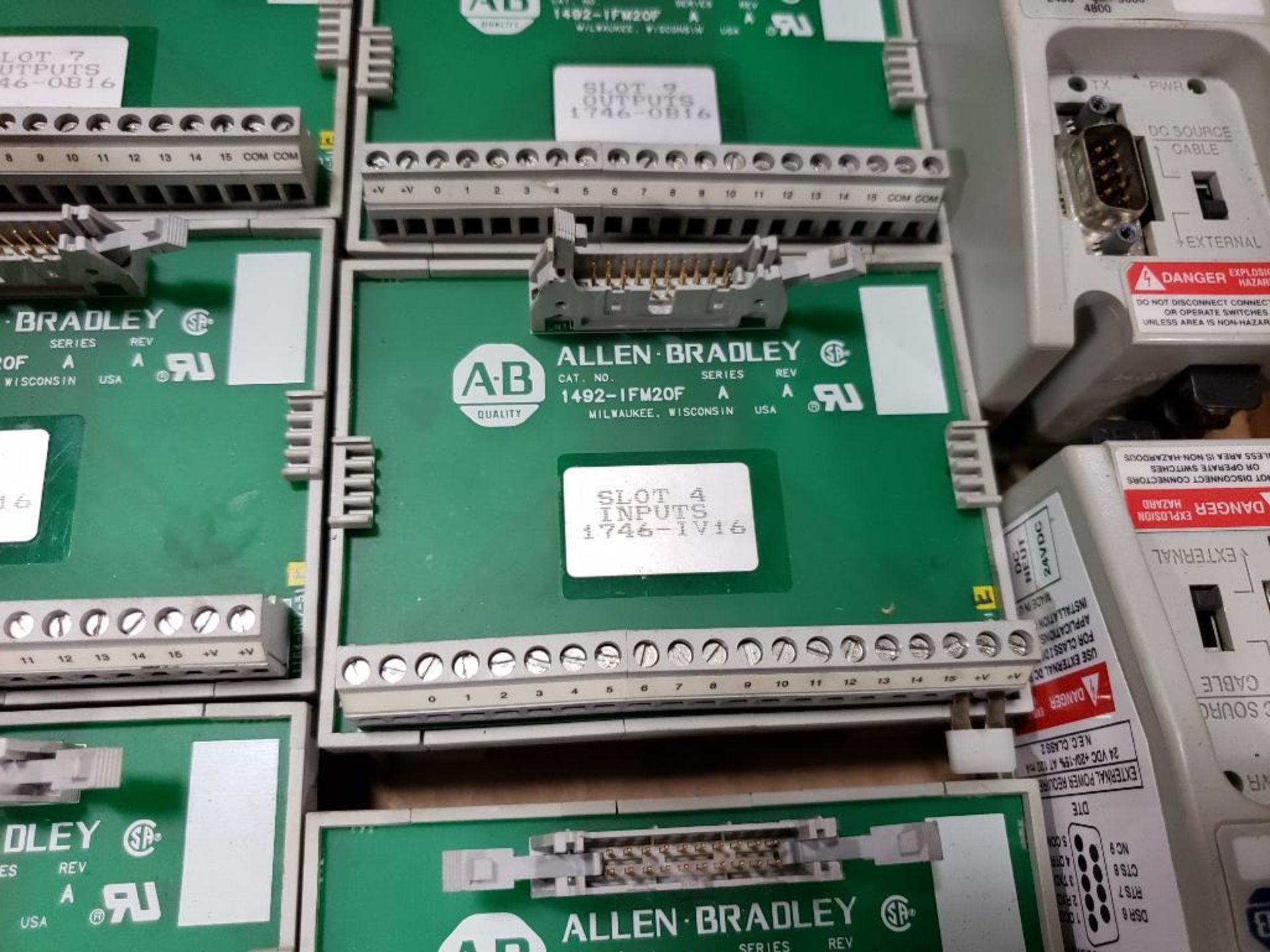 Assorted electrical wire terminal, interface converter. Allen Bradley, ABB. - Image 6 of 12