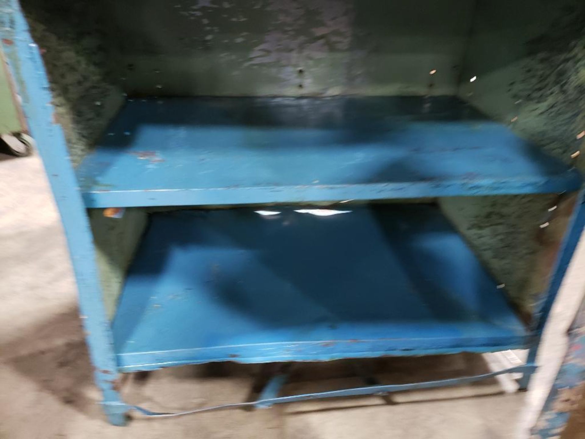 Qty 2 - Industrial work table. 36x24x34 WxDxH. - Image 3 of 7