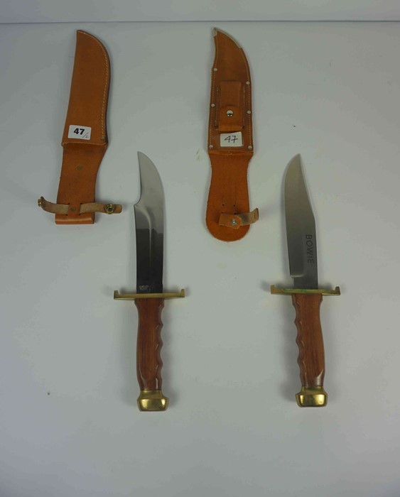 Carl Schlieper, "African Hunter" Hunting Knife, Solingen Germany marked to Blade, With wood grip and