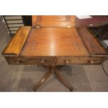 Victorian Mahogany Draughtmans style Table, Having a Ratchet Easel Top, With Drawers to the front