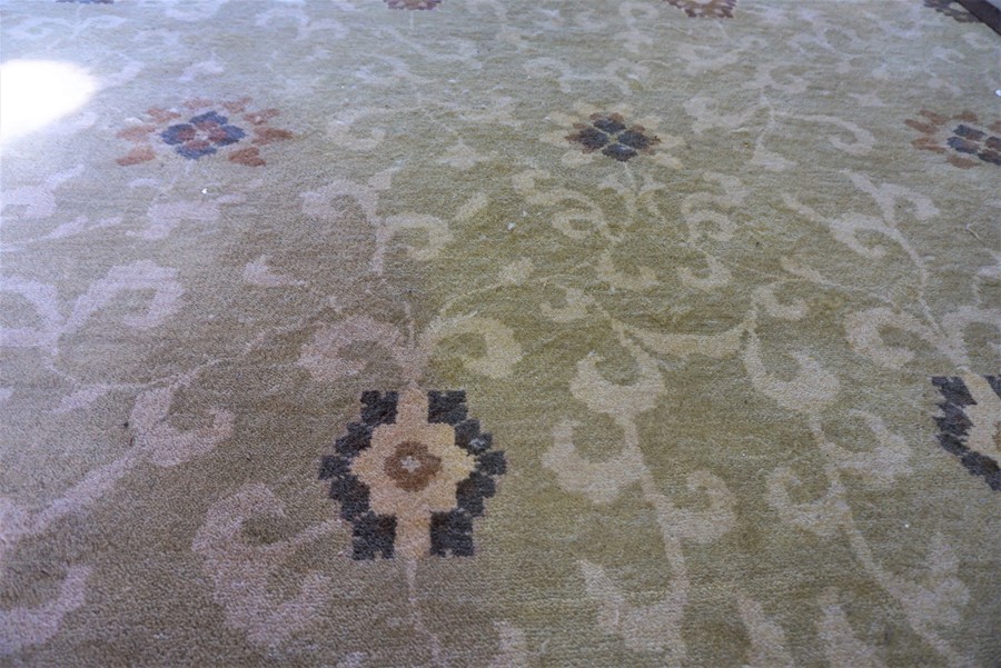 Turkish Carpet, Having Floral Decoration on a Beige Ground, 310cm x 244cm - Image 2 of 3