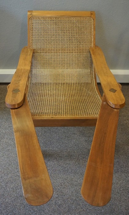 Pavillion Style Cane Armchair, 85cm high, 110cm deep - Image 2 of 3