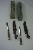 Carl Schlieper, Bavarian Picnic Knife, No 359, Marked Solingen Germany to Blade, Having an Antler