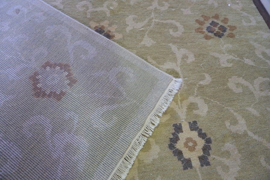 Turkish Carpet, Having Floral Decoration on a Beige Ground, 310cm x 244cm - Image 3 of 3