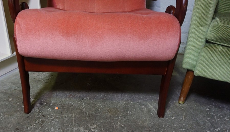 Three Fireside Armchairs, 88cm, 95cm high, (3) - Image 5 of 7