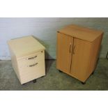 Office Cabinet, 74cm high, 53cm wide, 40cm deep, With an Office Cupboard, (2)