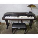 Yamaha Clavinova Electric Keyboard, 81cm high, Model no CVP 88A, 144cm wide, 51cm deep, With Desk