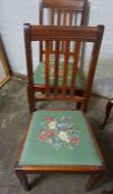 Two Sets of Four Dining Chairs, 97cm high, (8)