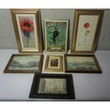 Lot of Modern Prints and Pictures, (14)