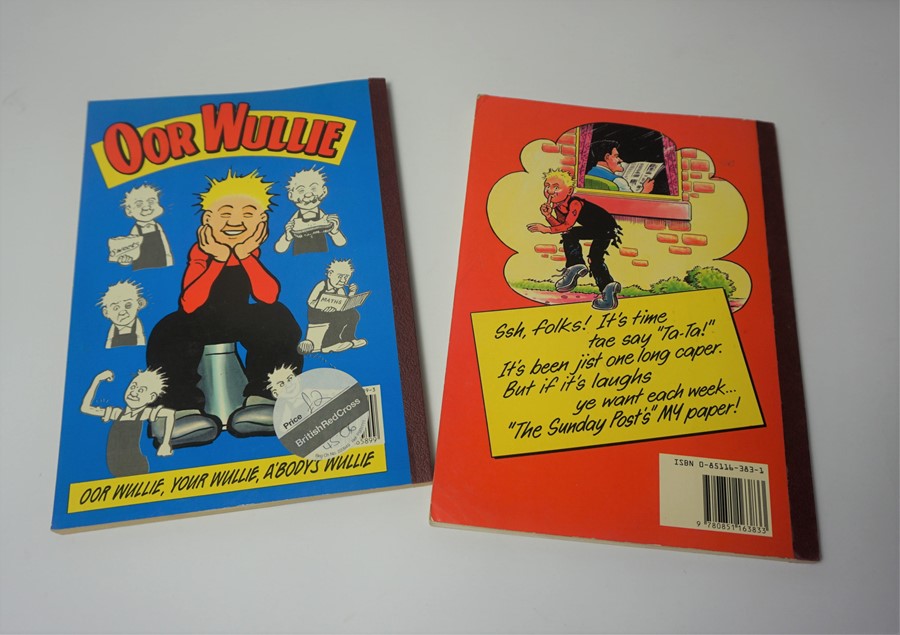 Two Oor Wullie Annuals, Years 1986 and 1994, (2)
