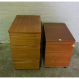 Two Similar Office Cupboards, Largest 43cm high, 70cm wide, 60cm deep, (2)