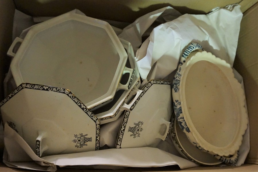 Two Boxes of Assorted Dinnerwares - Image 3 of 4