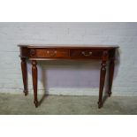 Modern Hall Table, Leg needing affixed, 78cm high, 141cm wide, 47cm deep