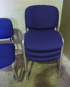 Twelve Assorted Stacking Chairs, (12)