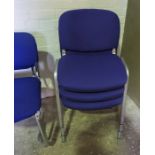 Twelve Assorted Stacking Chairs, (12)