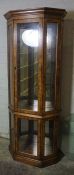 Modern Glazed Display Cabinet, 194cm high, 81cm wide