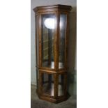 Modern Glazed Display Cabinet, 194cm high, 81cm wide