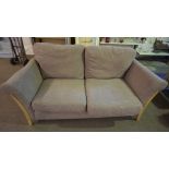 Ercol Fabric Covered Two Seater Sofa, 74cm high, 190cm wide, 96cm deep