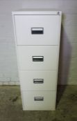 Metal Filing Cabinet, 132cm high, 47cm wide, 62cm deep