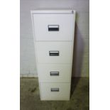 Metal Filing Cabinet, 132cm high, 47cm wide, 62cm deep