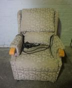 Electric Reclining Armchair, 100cm high