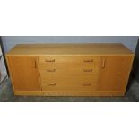 Ercol Style Sideboard, 73cm high, 179cm wide, 51cm deep