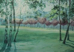 Michael Gill "Trees" Limited Edition Print, No 33 of 250, Signed in Pencil, 27.5cm x 40cm