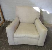 Fabric Armchair, 81cm high, 105cm deep