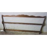 Ercol style Wall Hanging Plate Rack, 81cm high, 150cm wide, With three other sets of Wall Hanging