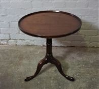 N.H Chapman & Co "Siesta" Newcastle, Alnwick & Carlisle, Mahogany Wine Table, Raised on Tripod