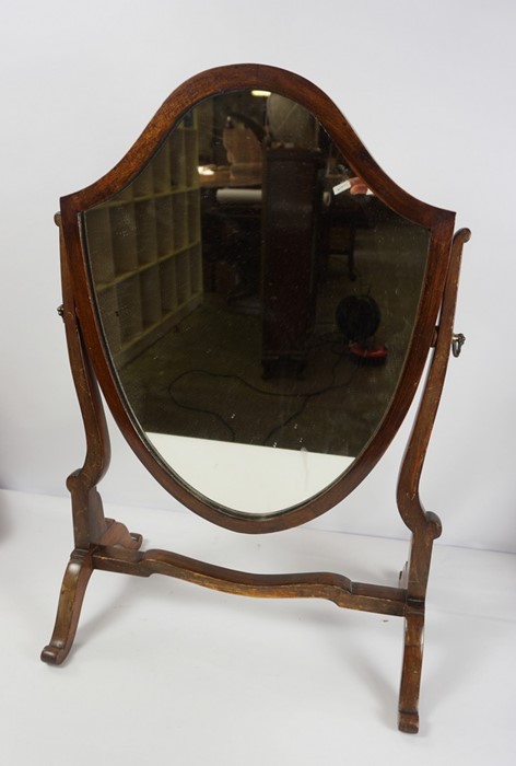Georgian Mahogany Toilet Mirror, Having two small Drawers to the base, 53cm high, With a Victorian - Image 3 of 4
