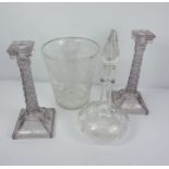 Collection of Glass, circa 19th century and later, To include two Rummers, Rinsing Bowl,