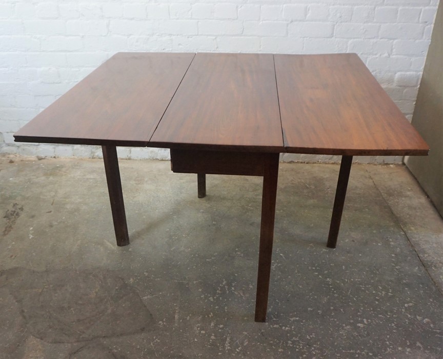 Mahogany Drop Leaf Table, 75cm high, 110cm wide - Image 2 of 3