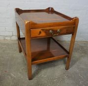 N.H Chapman & Co "Siesta" Newcastle, Alnwick and Carlisle, Yew Wood style Tray Top Occasional Table,