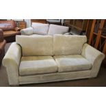 Pair of Modern Two Seater Sofas, 63m high, 194cm wide, 87cm deep, (2)