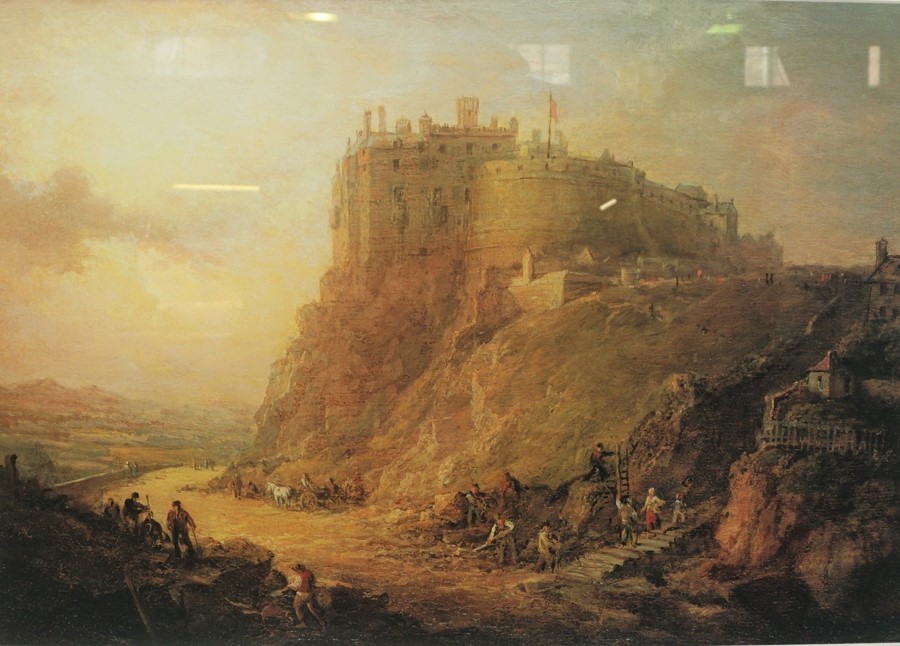 After Alexander Nasmyth "Edinburgh Castle" Print, 44cm x 64.5cm