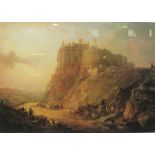 After Alexander Nasmyth "Edinburgh Castle" Print, 44cm x 64.5cm