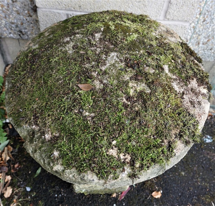 Garden Stoneware Ornament, In the form of a Toadstool, 62cm high - Image 3 of 4