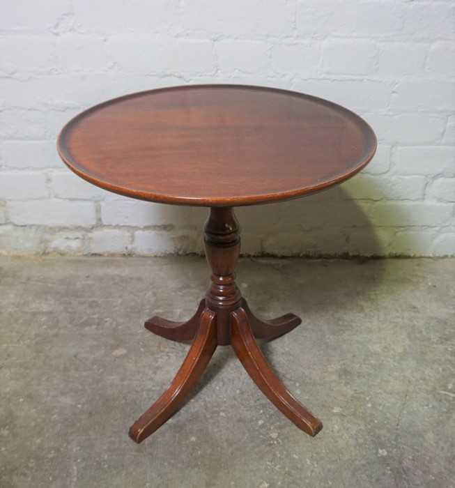 Mahogany Wine Table, 54cm high, 51cm wide - Image 4 of 6