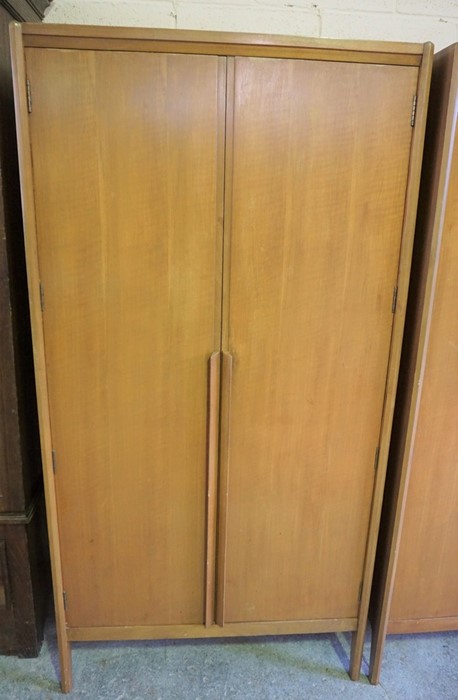 Two Retro Teak Wardrobes by Younger Ltd, Largest 180cm high, 122cm wide, 44cm deep, (2) - Image 7 of 10